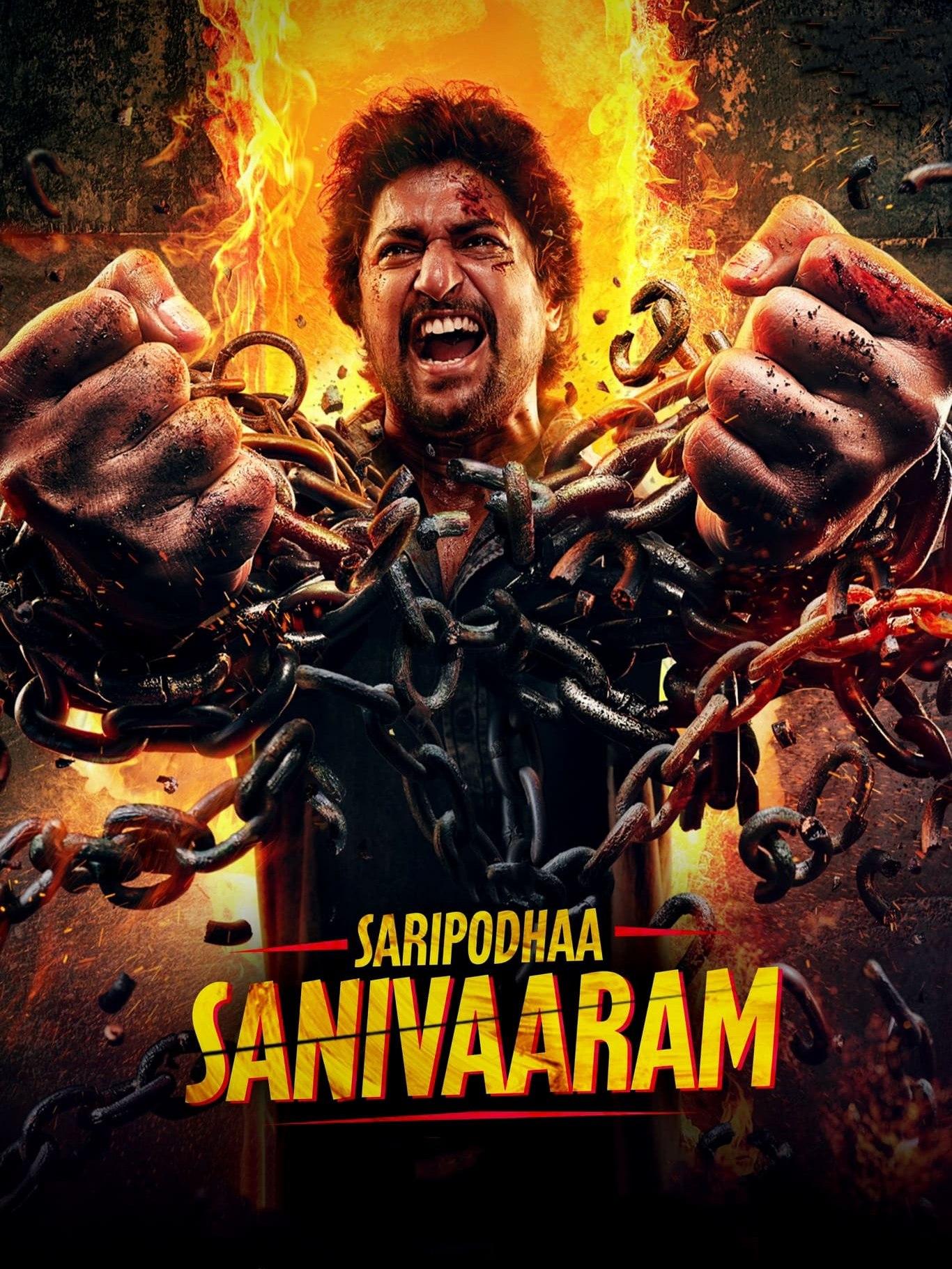 Saripodhaa Sanivaaram (Suryas Saturday) (2024) (Hindi + Telugu) Dual Audio UnCut Movie HD ESub bolly4u