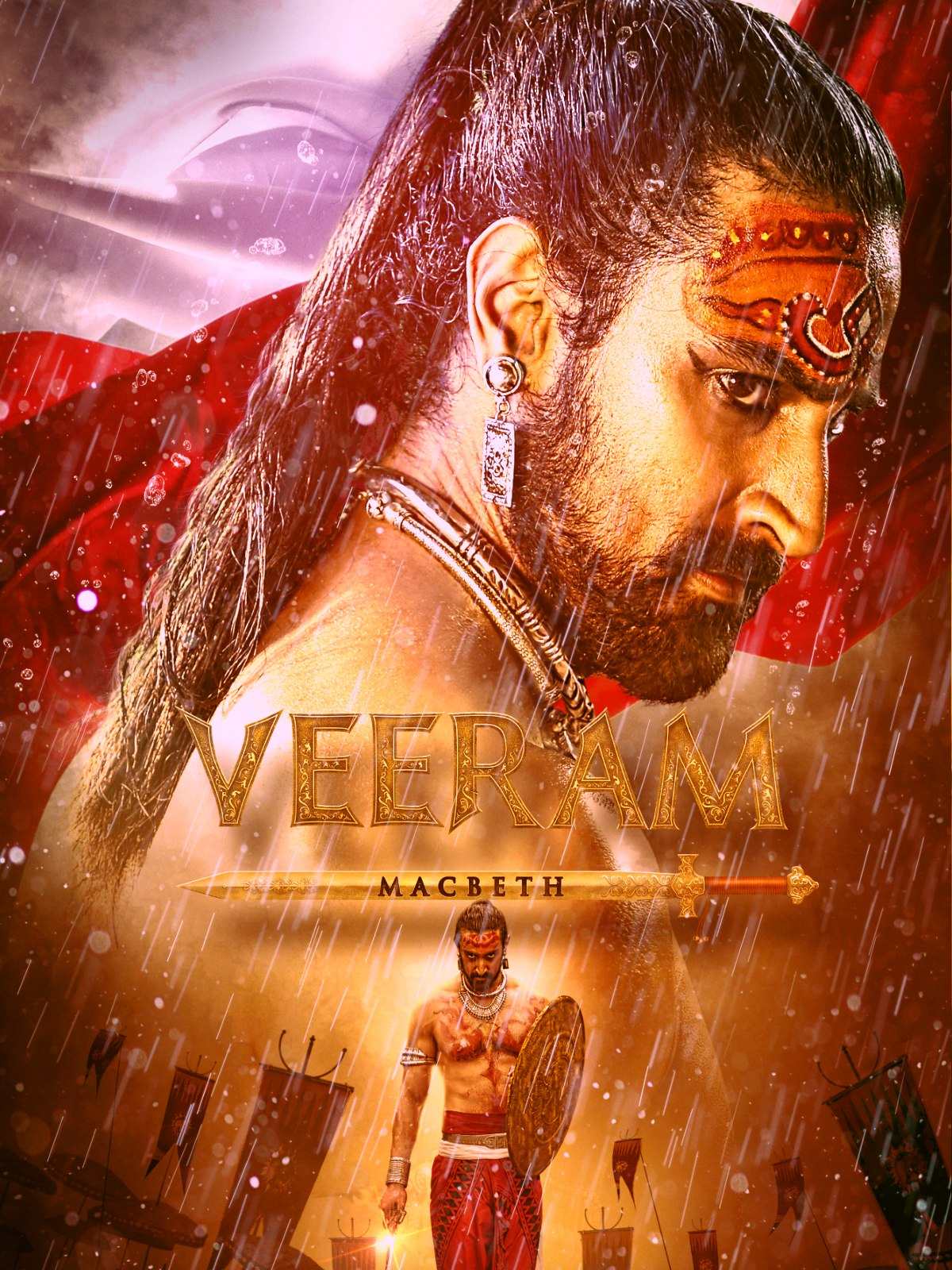 Veeram 2017 South Hindi Dubbed Movie HD Poster