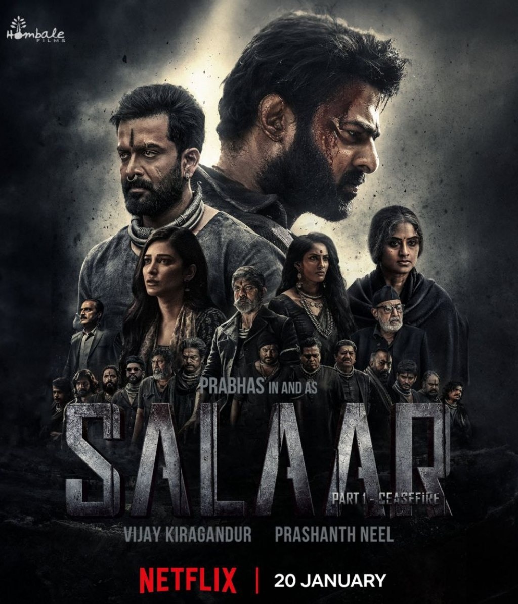 Salaar - Part 1 – Ceasefire (2024) South {Hindi (Clear) + Telugu} Dual Audio UnCut Full Movie HD ESub