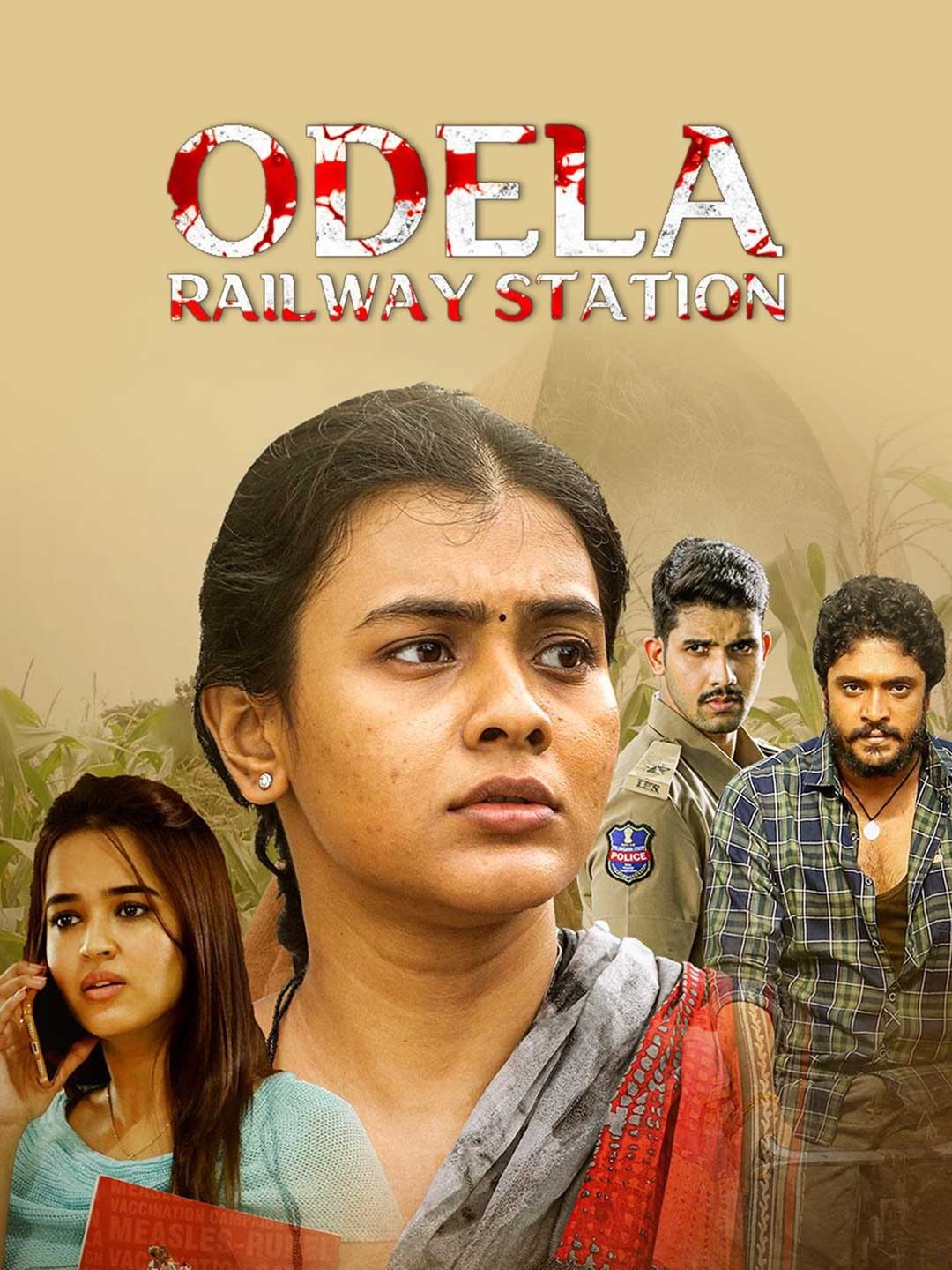 Odela Railway Station 2022 Hindi Telugu Dual Audio UnCut South Movie HD ESub Poster