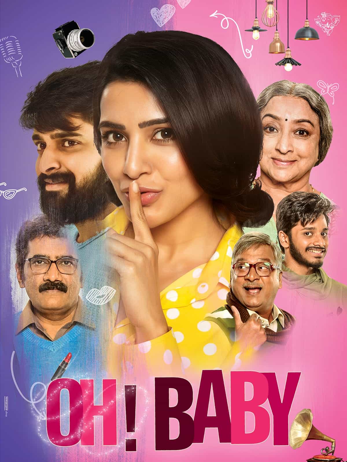 Oh Baby (2019) UnCut Dual Audio [Hindi + Telugu] Full Movie HD ESub