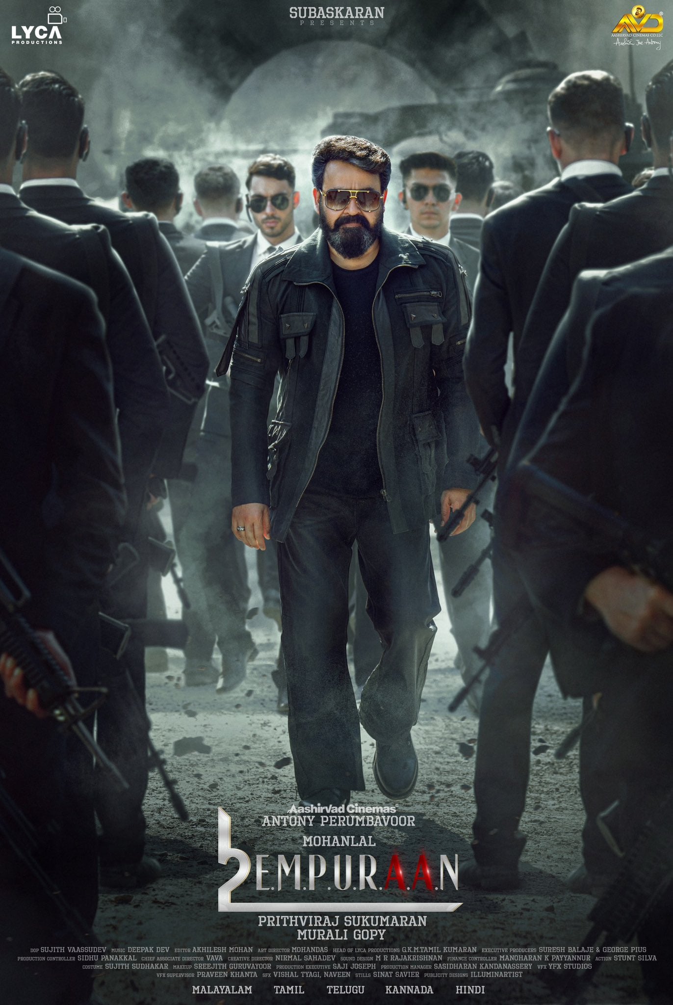 l2 empuraan 2025 hindi dub download Poster