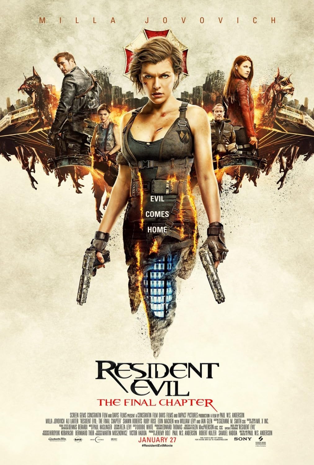 Resident Evil: The Final Chapter (2016) Hindi Dubbed