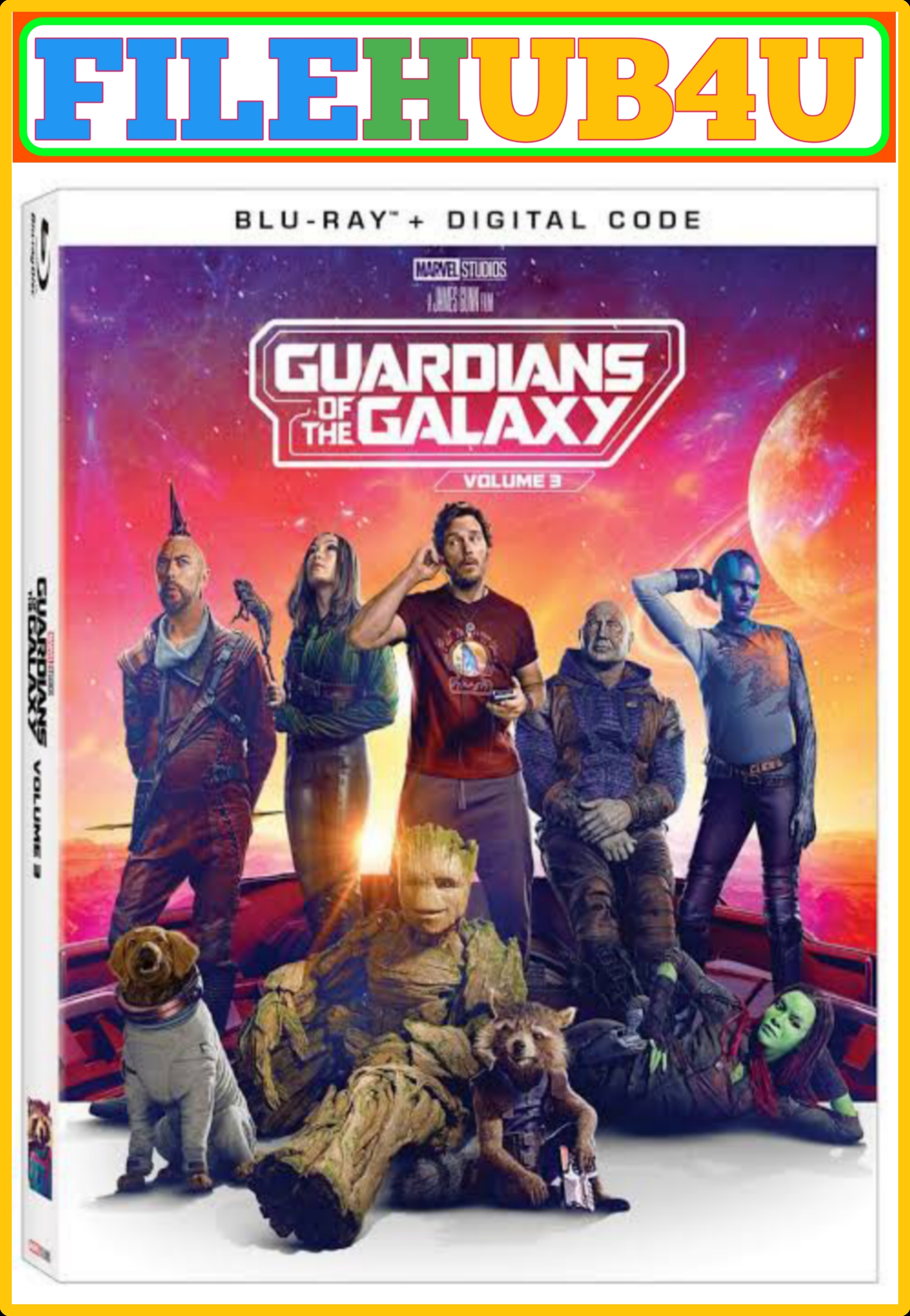 Guardians of the Galaxy Vol. 3 (2023) {Hindi + English} Dual Audio MCU BluRay HD ESub
