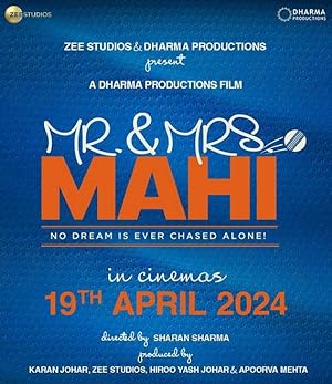 Mr. & Mrs. Mahi (2024) Hindi Netflix’s WEBRip