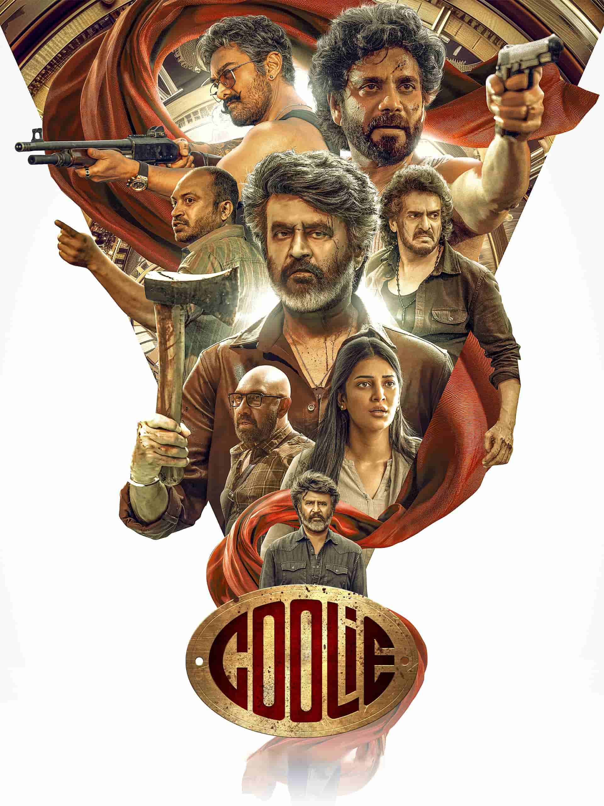 Coolie (2025) DS4K Dual Audio [Hindi & Tamil] Full Movie HD ESub