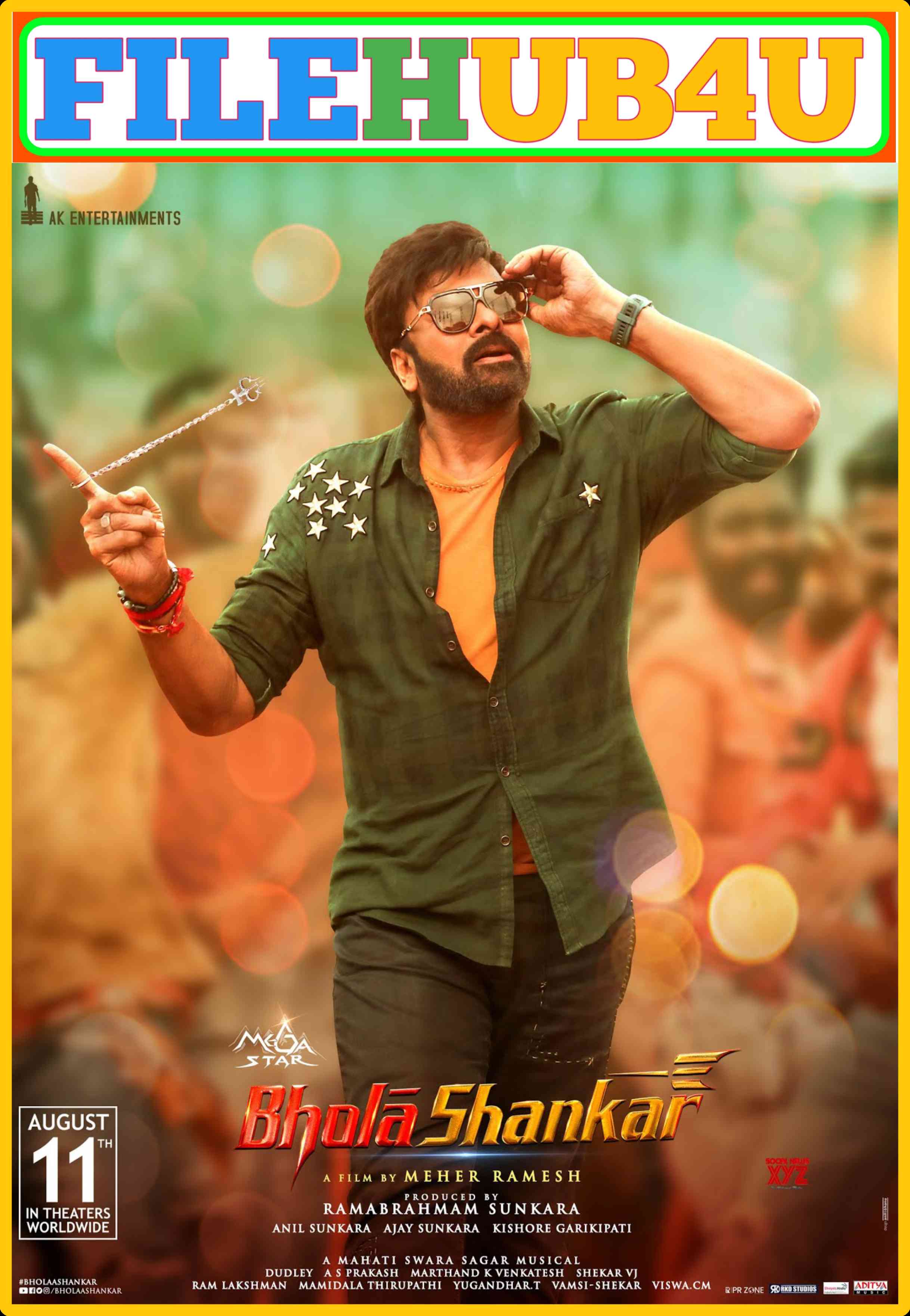 Bhola Shankar (2023) South Hindi Dubbed Full Movie HD ESub