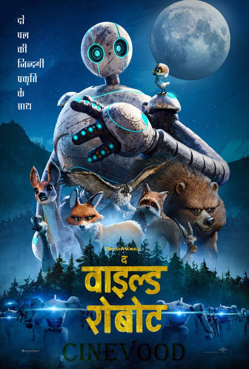 The Wild Robot (2024) (Hindi (Clean) + English) Dual Audio WEB-DL