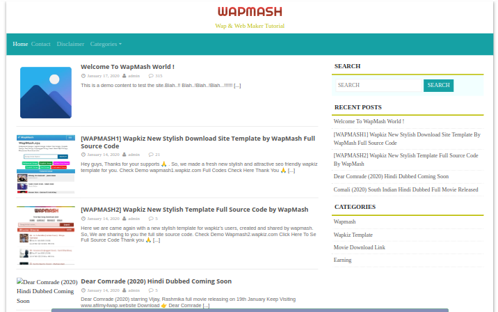 Wapmash-3 wapkiz theme