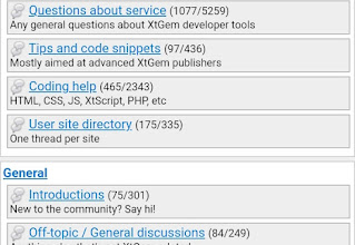 Xtgem Forum Remake theme for Wapkiz forum website 