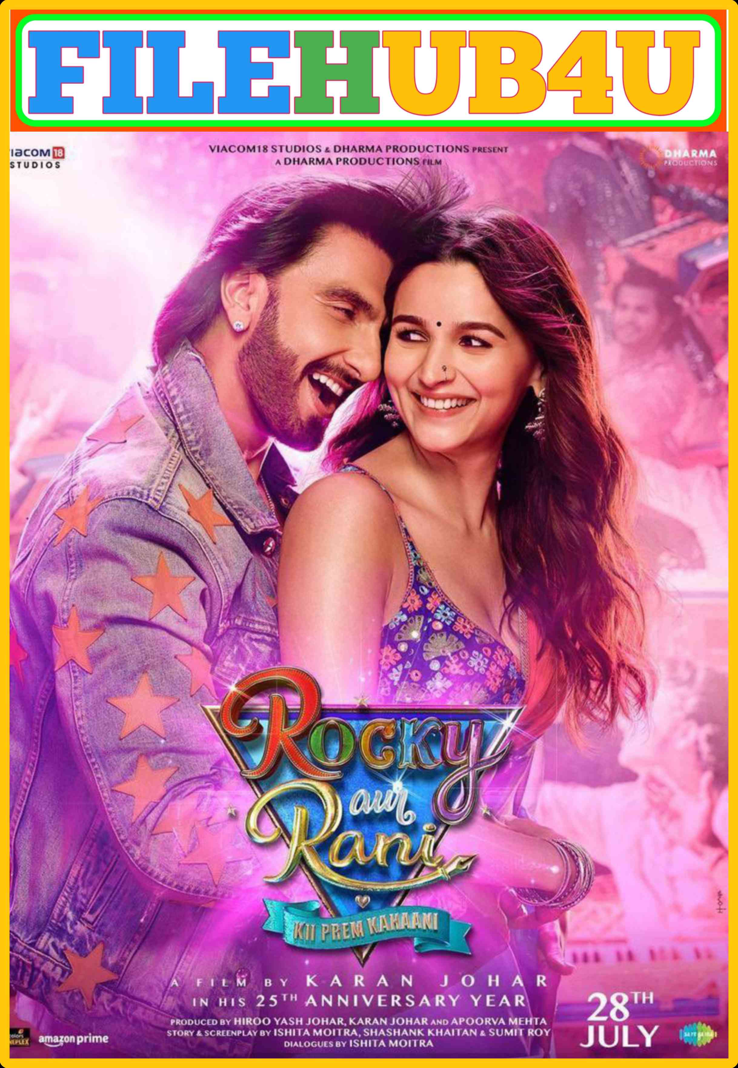 Rocky Aur Rani Ki Prem Kahani (2023) Bollywood Hindi Full Movie PreDvD