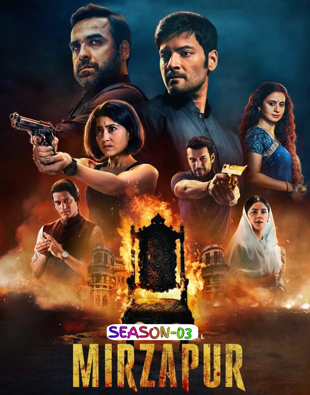 Mirzapur S03 (2024) Hindi Completed Web Series HEVC ESub