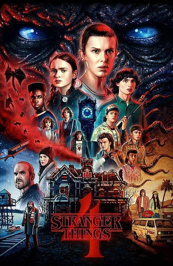 Stranger Things (2022) S04 Complete WEB-DL [Hindi (DD5.1) & English] 1080p 720p [x264] | NF Series