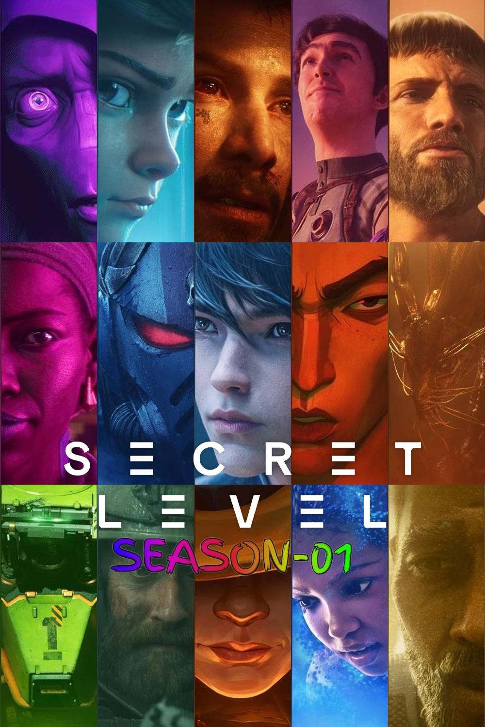 Secret Level (2024) (Hindi + English) Dual Audio S01 WEBRip