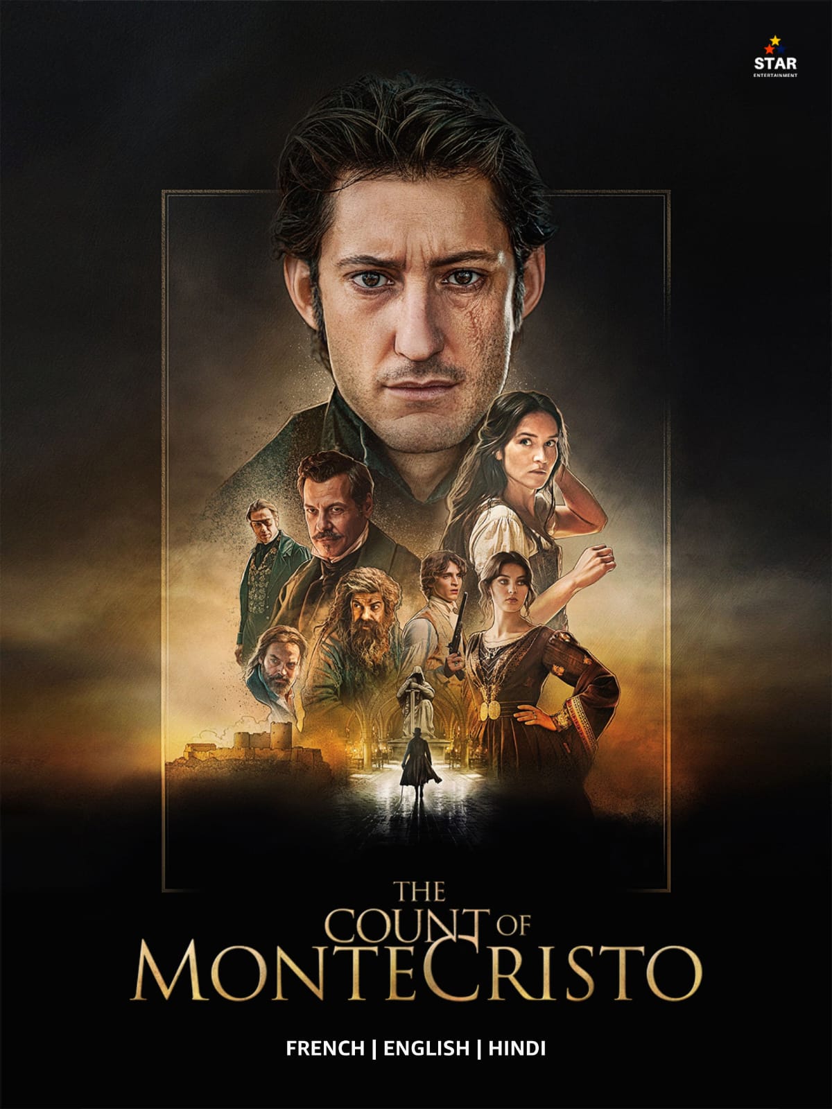 The Count of Monte Cristo (2024) Dual Audio [Hindi + English] Full Movie HD ESub