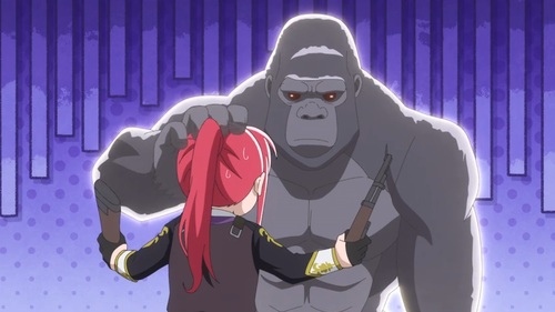Gorilla no Kami kara Kago sareta Reijou wa Ouritsu Kishidan de Kawaigarareru Sub Indo