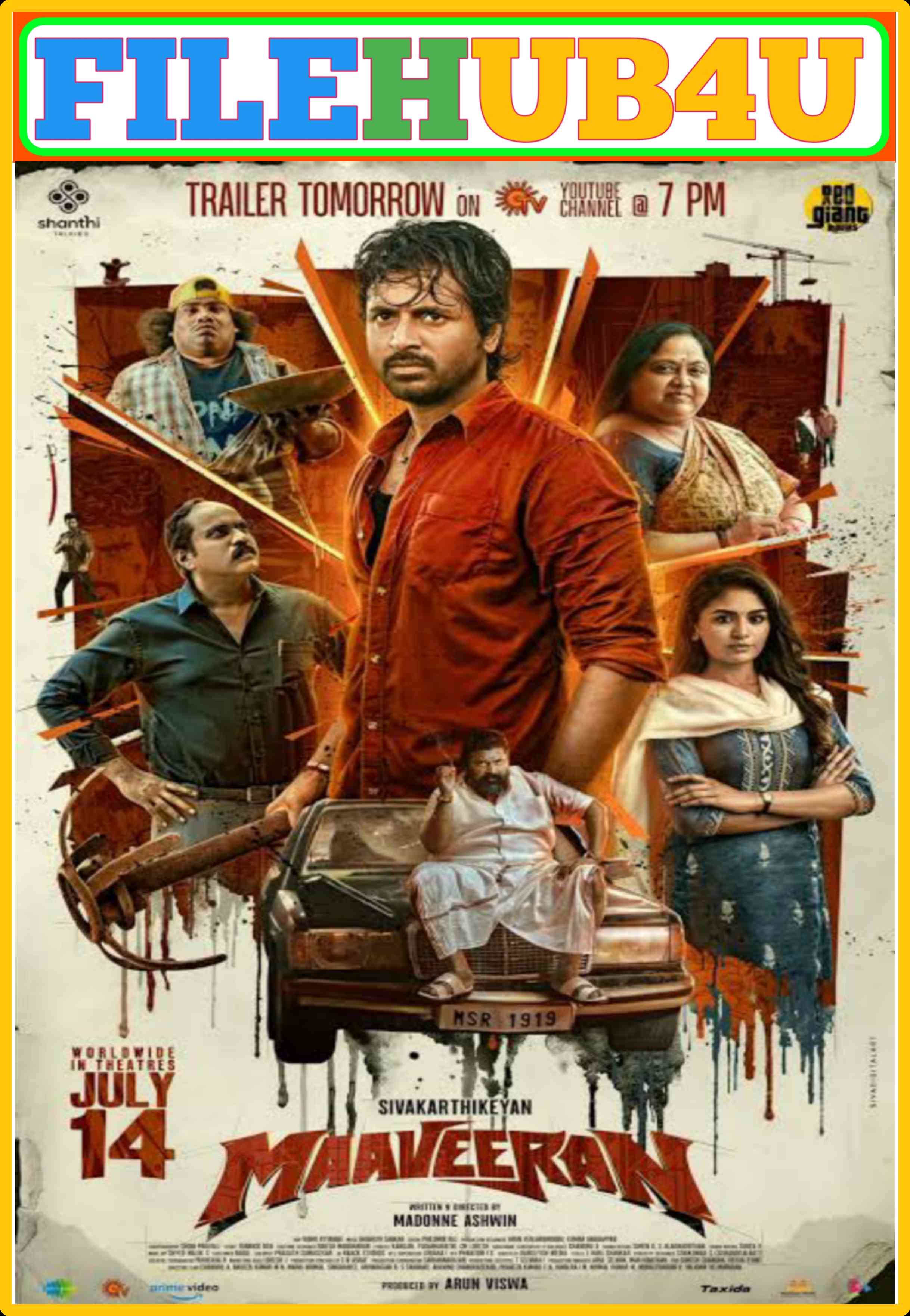 Maaveeran (2023) South Hindi Dubbed UnCut Full Movie HD ESub
