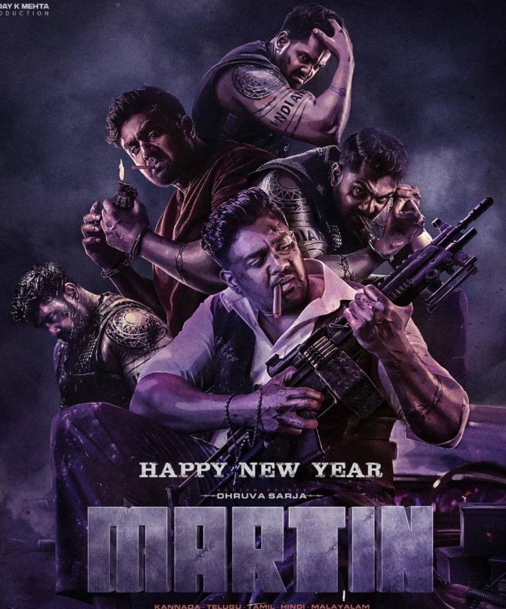 Martin 2024 Hindi Kannada Dual Audio South Poster
