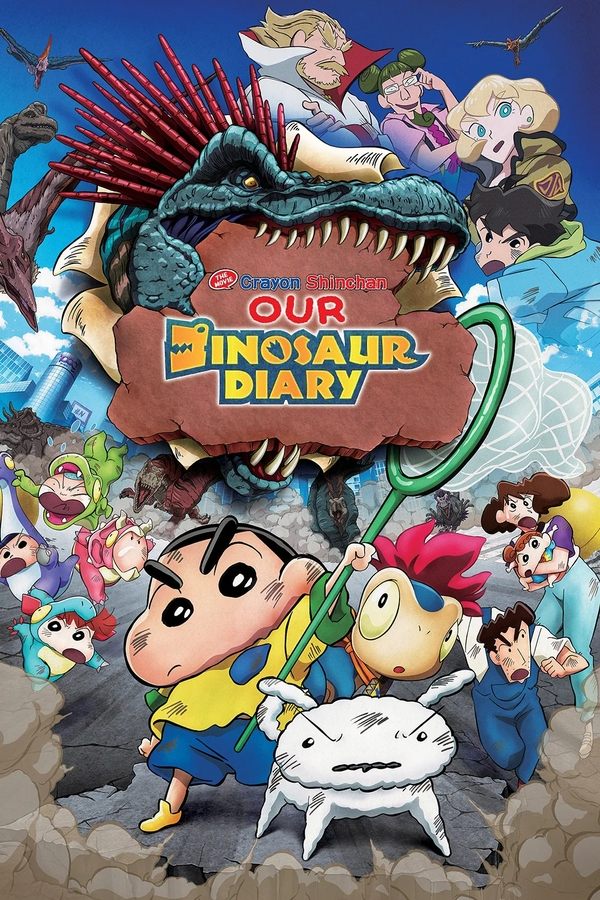 Crayon Shinchan Our Dinosaur Diary (2024) 1080p | 720p | 480p BluRay [Hindi (हिन्दी) Japanese] DD5.1 ESubs