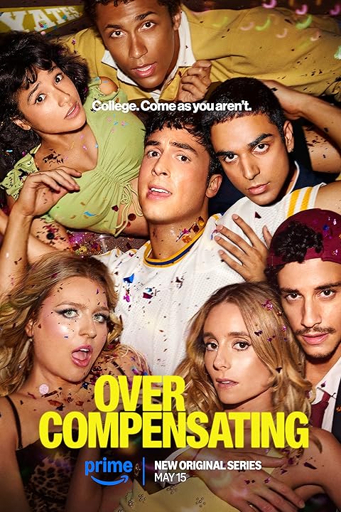Overcompensating (2025) Season 1 Hindi Dubbed (Amazon Prime)