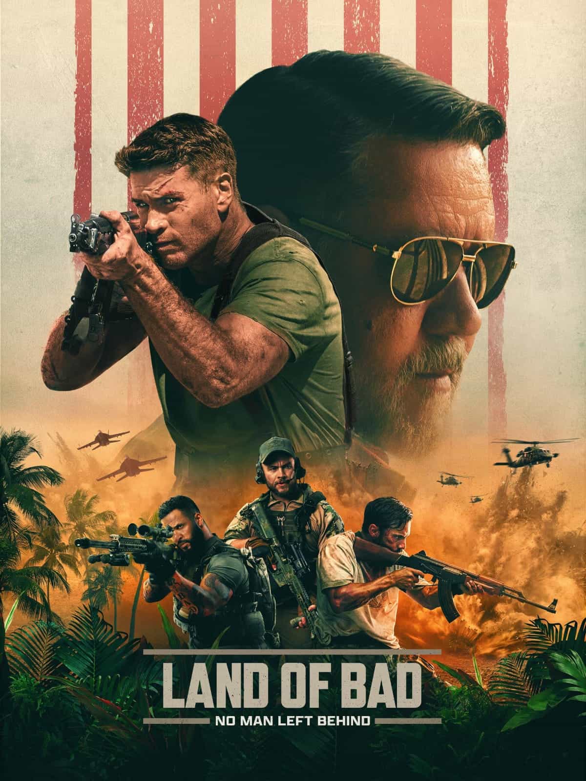 Land of Bad (2024) Dual Audio [Hindi - English] Movie BluRay ESub