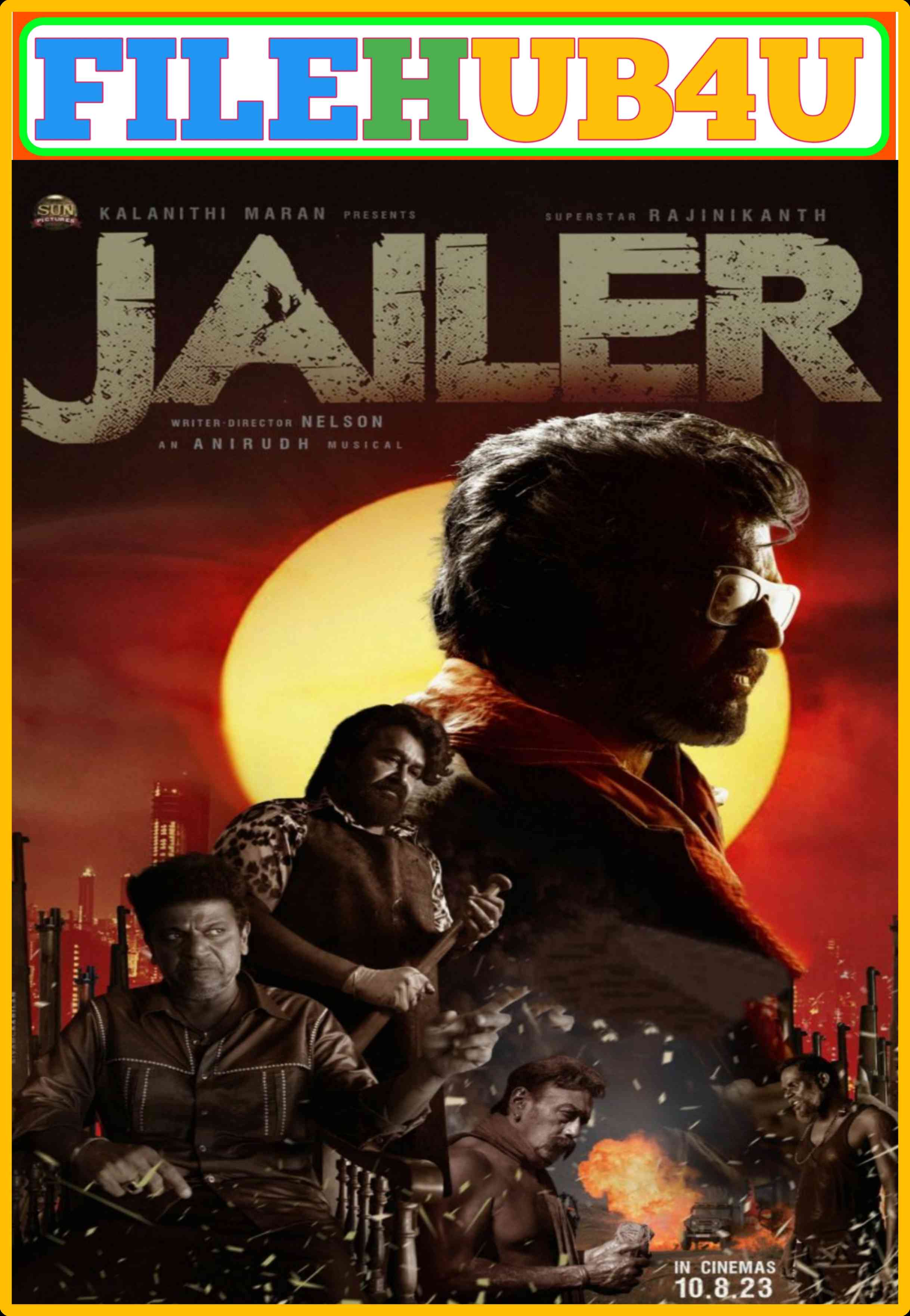 Jailer (2023) South Hindi Dubbed Full Movie PreDVD