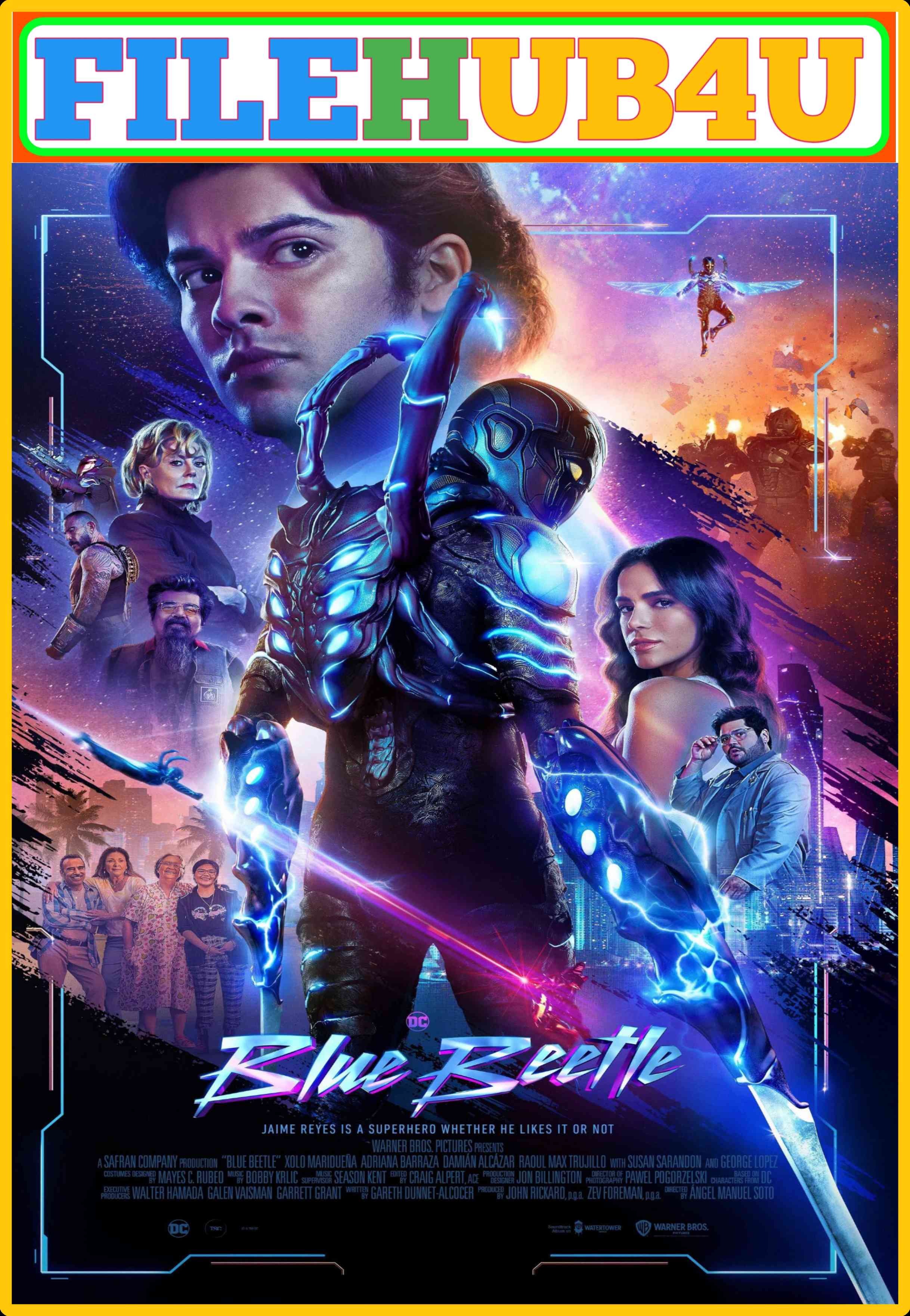 Blue Beetle (2023) Hollywood Hindi Full Movie HQ S- Print PreDvd