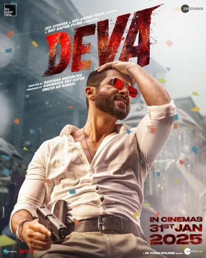 Deva (2025) Hindi HDTC-Rip – 480P | 720P | 1080P – x264 – 550MB | 1.5GB | 7.9GB – Download