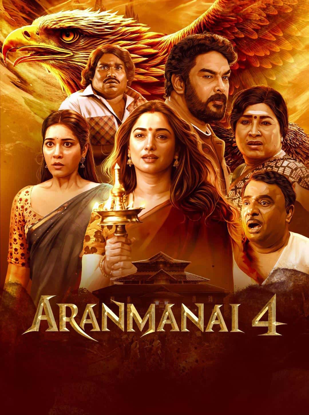 Aranmanai 4 (2024) UnCut Dual Audio [Hindi - Tamil] Movie HD ESub