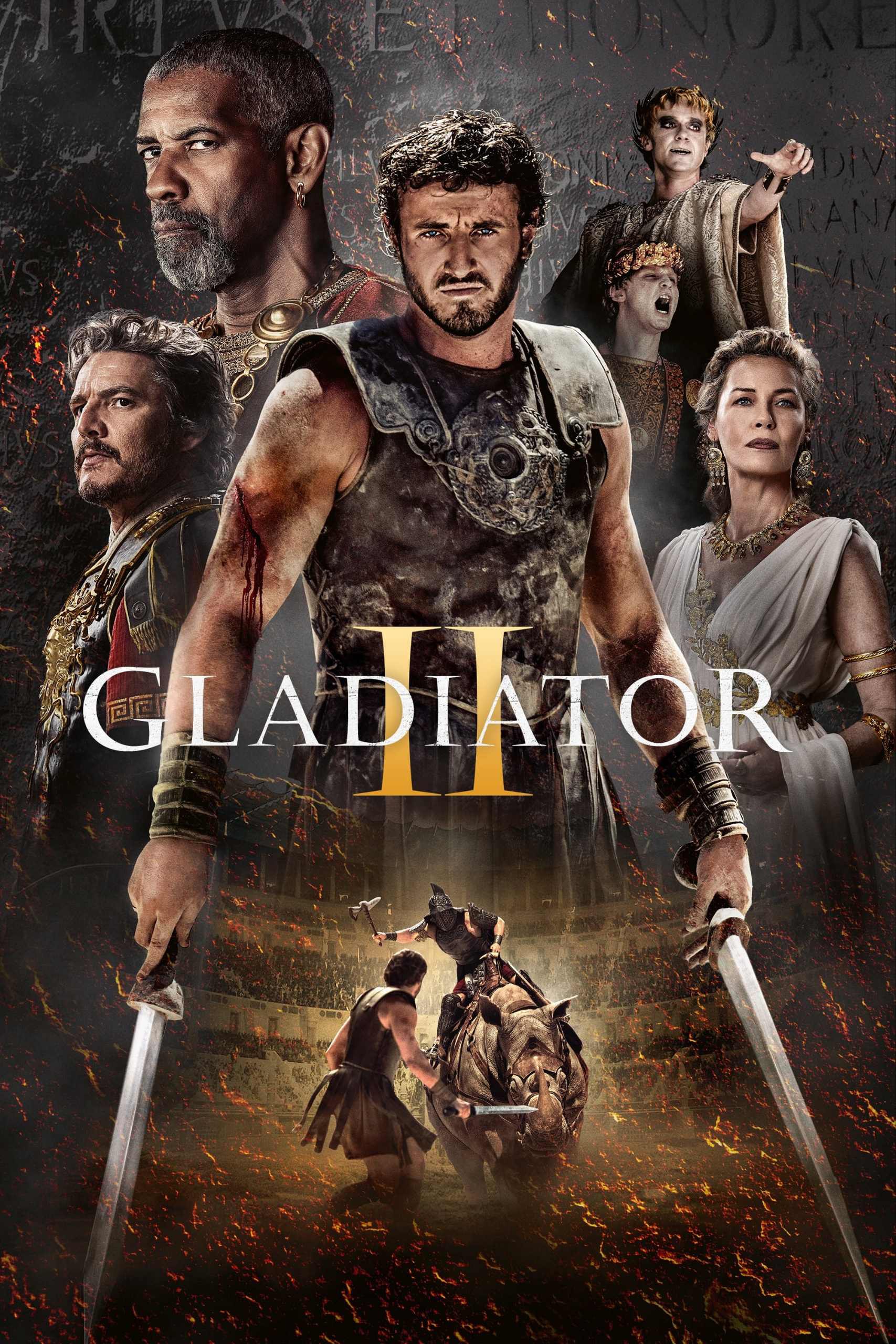 Gladiator II (2024) (Hindi + English) Dual Audio Movie HD ESub